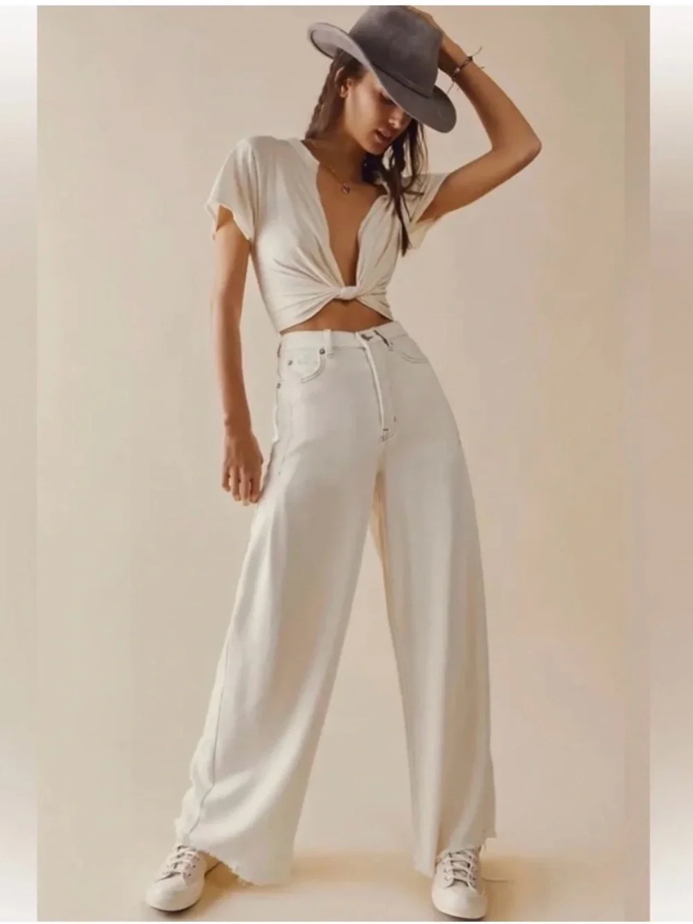 Free People Old West Slouchy Jeans